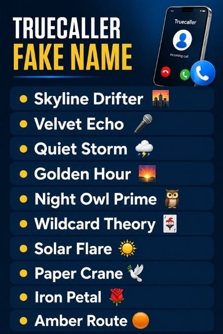 Truecaller Fake Name