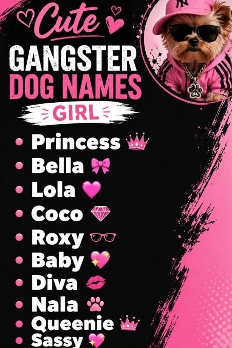 Cool Gangster Dog Names Girl