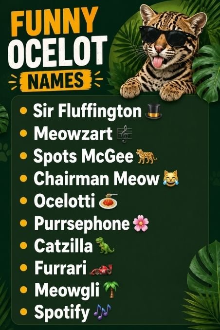 Funny Ocelot Names