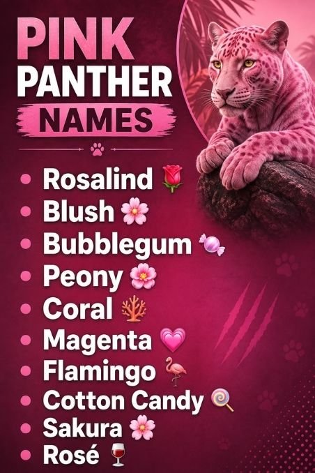 Pink Panther Names