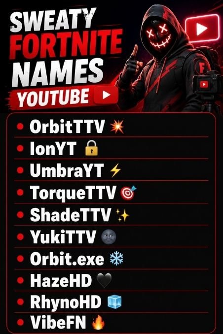 Sweaty Fortnite Names Youtube