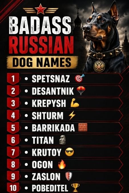 Badass Russian Dog Names