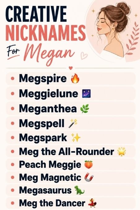 Creative Nicknames For Megan