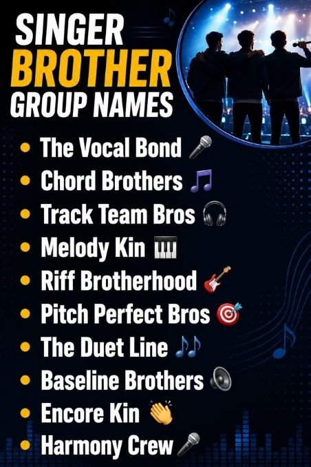 Singer Brother Group Names