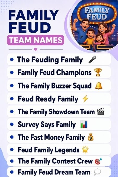 Family Feud Team Names