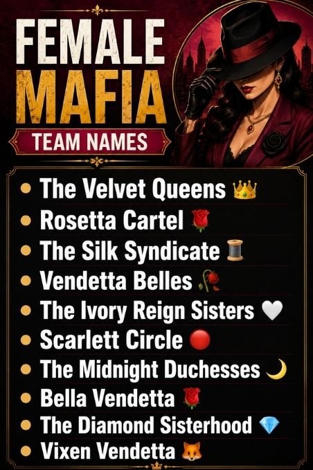 Female Mafia Team Names