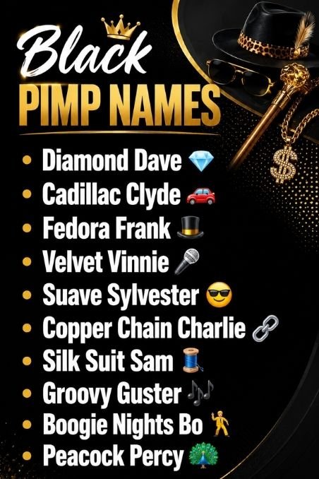 Black Pimp Names