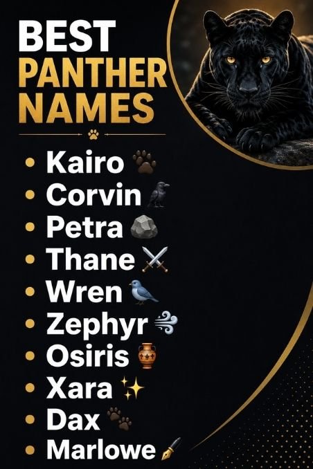Best Panther Names