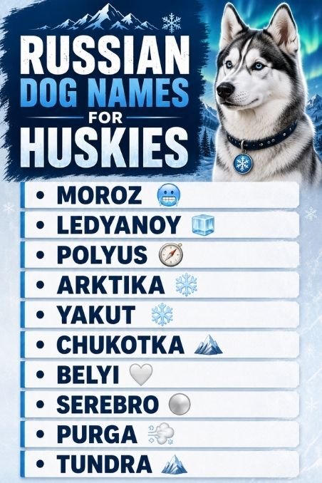 Russian Dog Names For Huskies