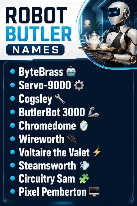 Robot Butler Names