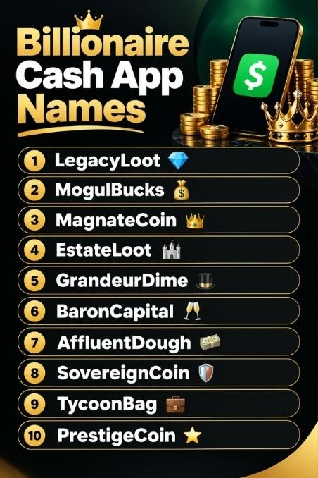 Billionaire Cash App Names