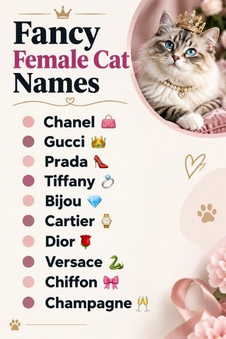 Fancy Female Cat Names