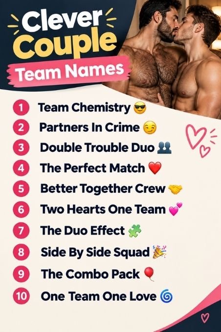 Clever Couple Team Names