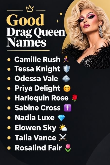 Good Drag Queen Names