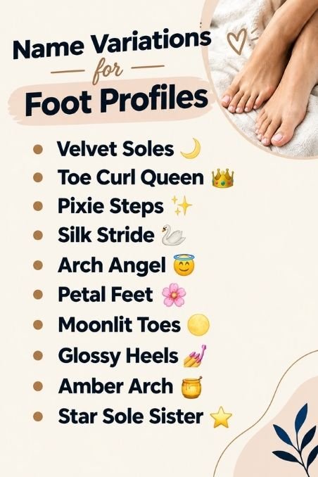 Name Variations for Foot Profiles