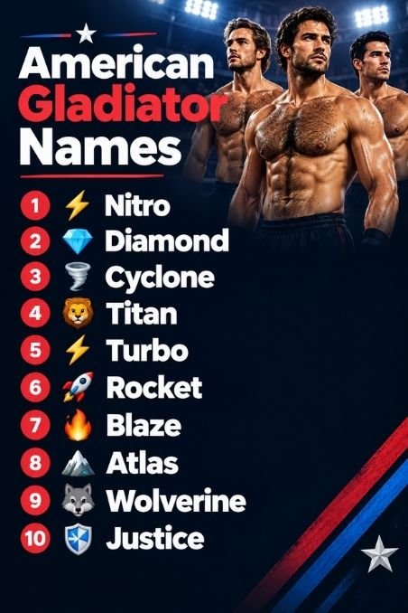 American Gladiator Names