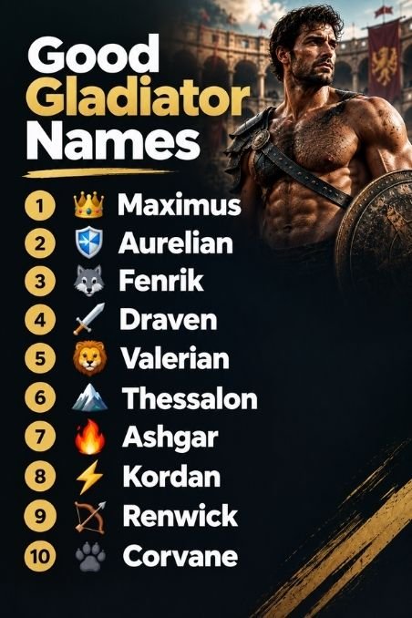Good Gladiator Names