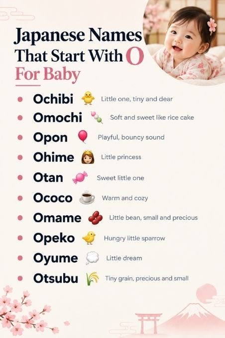 Japanese Names That Start With O For Baby