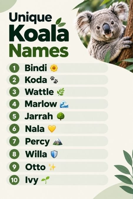 Unique Koala Names