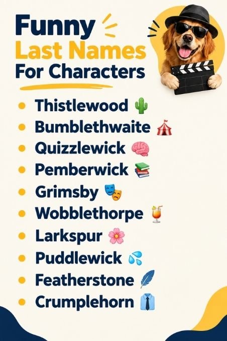 Funny Last Names For Characters