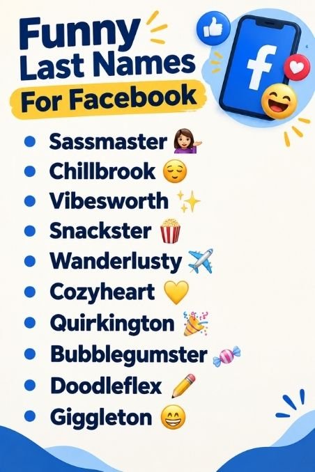 Funny Last Names For Facebook