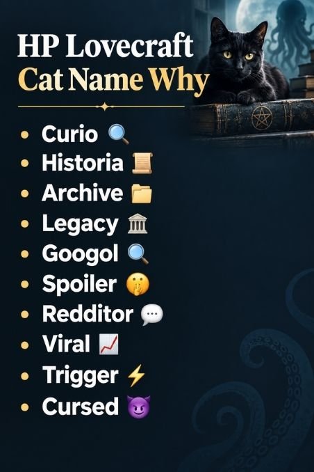 HP Lovecraft Cat Name Why