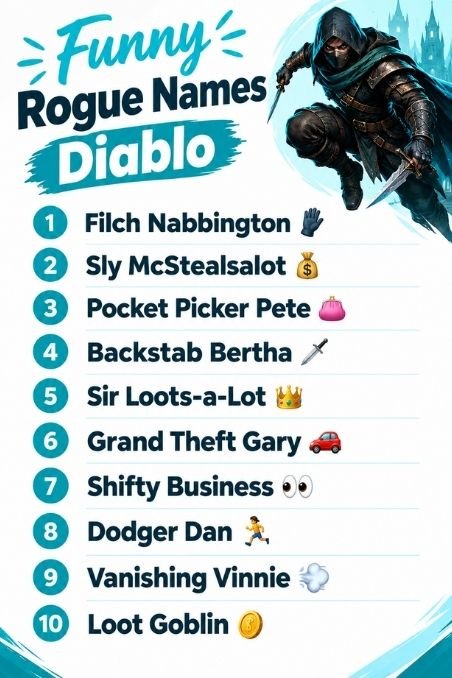 Funny Rogue Names Diablo
