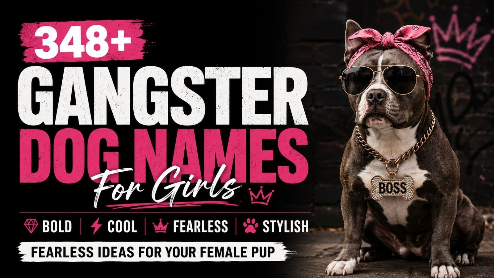 Gangster Dog Names For Girls: 348+ Tough, Stylish & Seriously Unforgettable Ideas