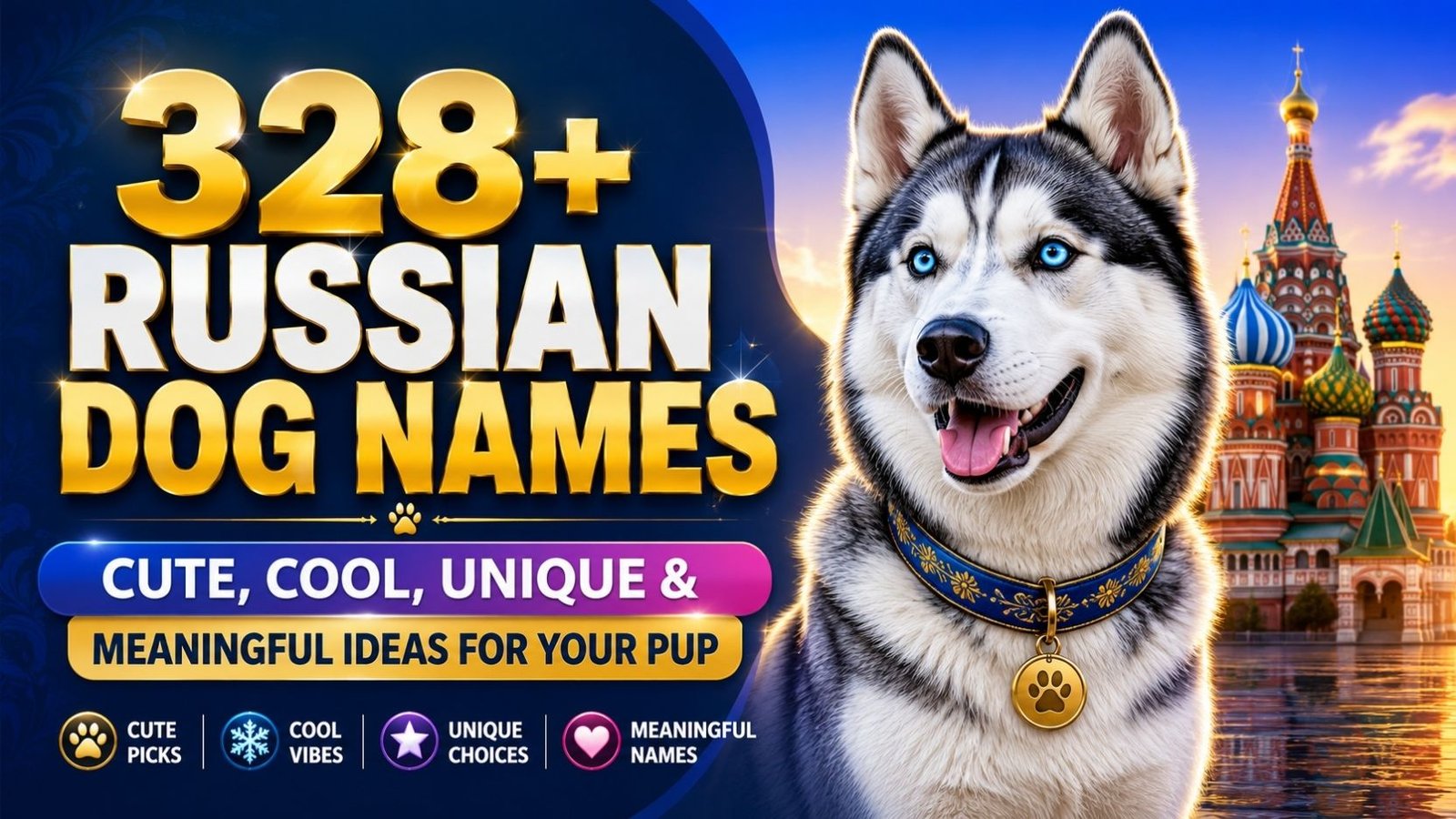Russian Dog Names: 328+ Cute, Cool, Unique & Meaningful Ideas For Your Pup