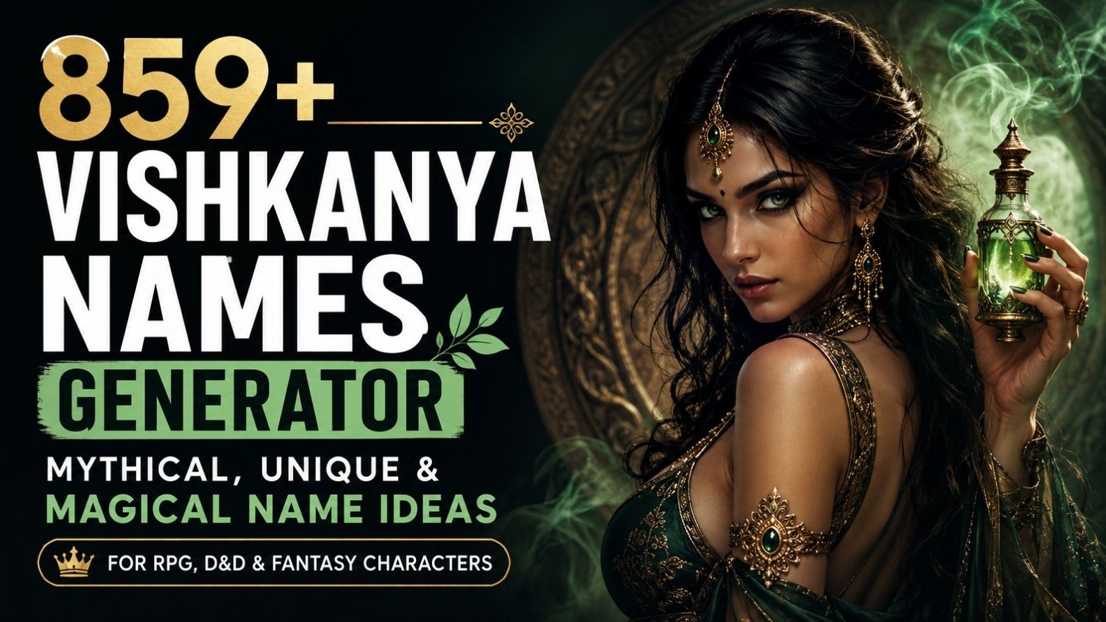 859+ Vishkanya Names Generator 2026: Mythical, Magical & Dangerously Beautiful Names You’ll Want to Steal