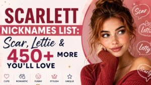 Scarlett Nicknames: 450+ Cute, Romantic & Cool Names You’ll Want to Steal