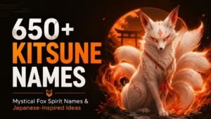 Kitsune Names: 650+ Kitsune Names You’ll Love: Mystical Fox Spirit Ideas That Feel Truly Magical