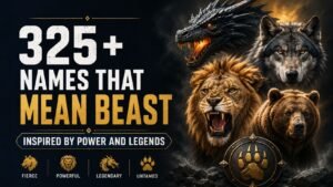Names That Mean Beast: 325+ You Won’t Believe How Powerful These Names Are