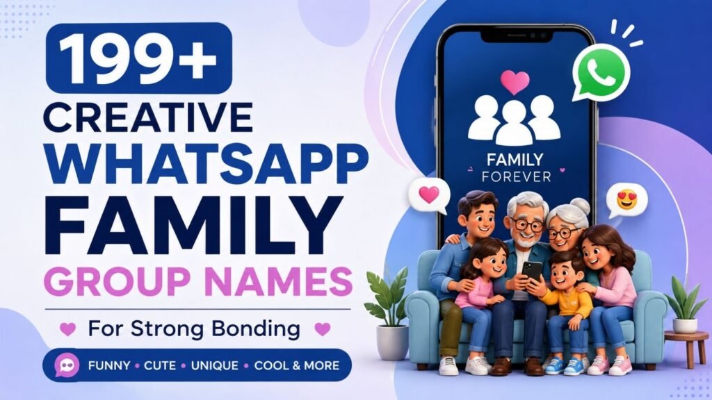 Family Group Names: 199+ WhatsApp Ideas That Are Impossible to Ignore, Cute, Funny, Cool and Surprisingly Perfect