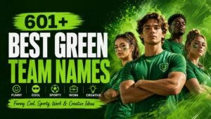 Green Team Names: 601+ Funny, Cool, Sporty, and Surprisingly Great Ideas You’ll Want to Steal