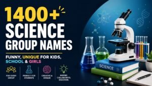 Science Group Names: 1400+ That Will Make Your Team Stand Out Instantly