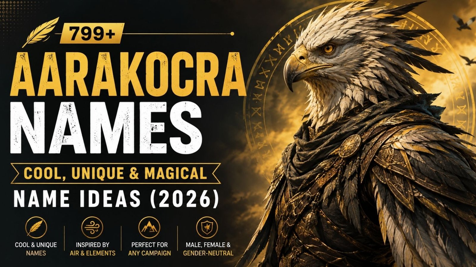 Aarakocra Names: 799+ You’ll Love, Cool, Magical & Wild Ideas That Will Surprise You in 2026