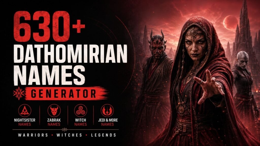 Dathomirian Names 630+ You Have Never Heard Before: Dark, Powerful & Magical Star Wars Ideas