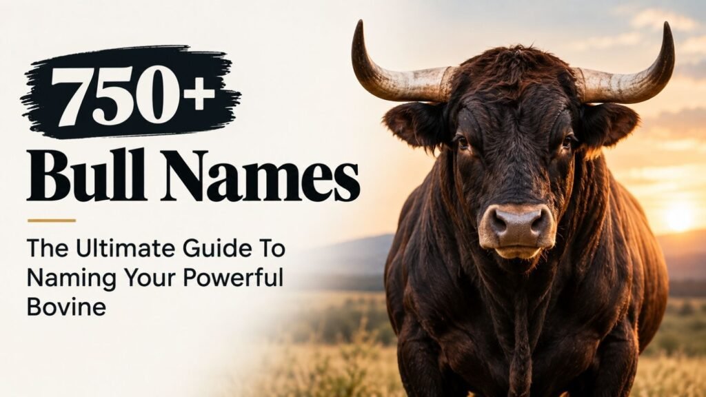 Bull Names: 750+ That Will Blow You Away With Powerful, Cool, Funny, and Surprisingly Perfect Ideas