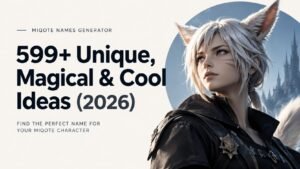Miqote Names Generator: 599+ Magical, Cool & Surprisingly Perfect Ideas You’ll Want to Steal
