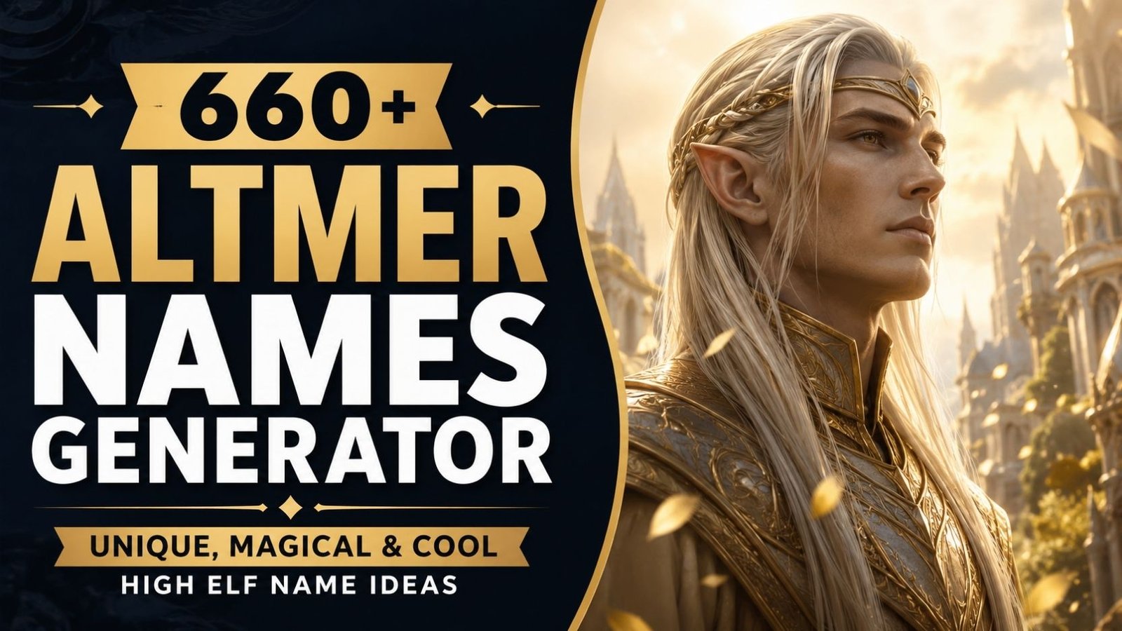 Altmer Names: 660+ You’ll Wish You Found Sooner: Magical, Rare & Unforgettable High Elf Ideas