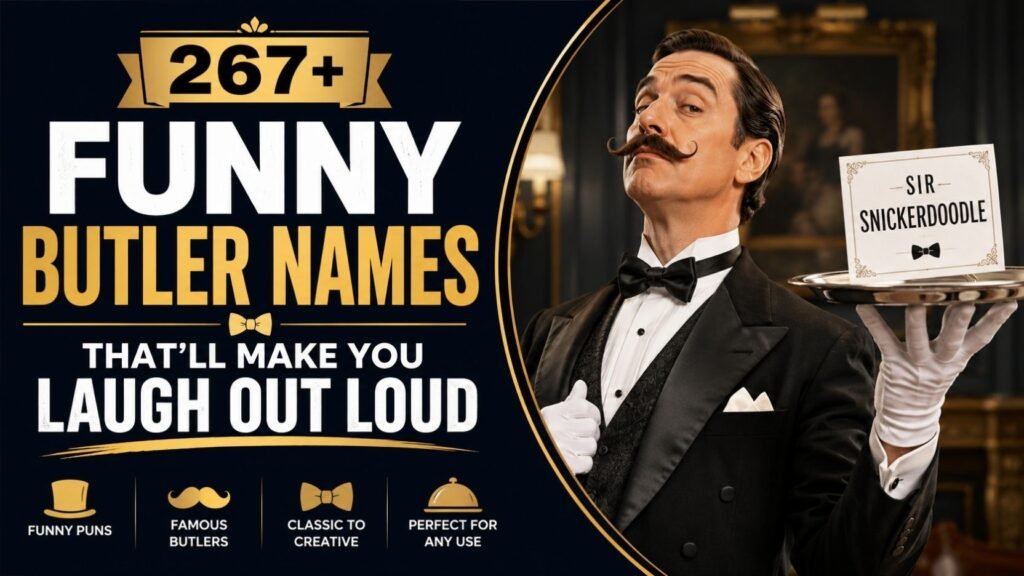 Funny Butler Names 267+ That Are So Clever You’ll Want to Steal One 😂