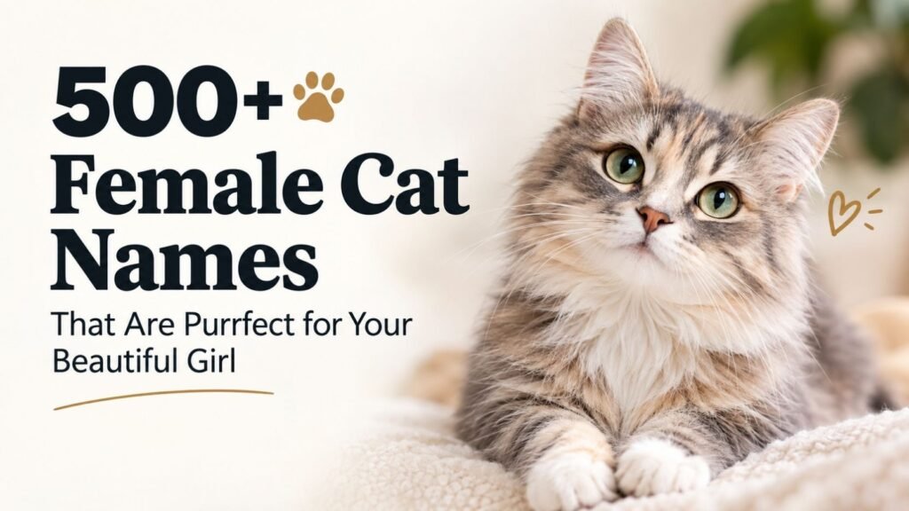 Female Cat Names: 500+ That Are Simply Purrfect 😻 Cute, Unique, Fancy and Surprisingly Beautiful Picks You’ll Love
