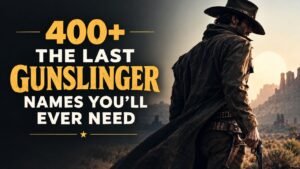 Gunslinger Names: 400+ That Will Make Your Character Legendary