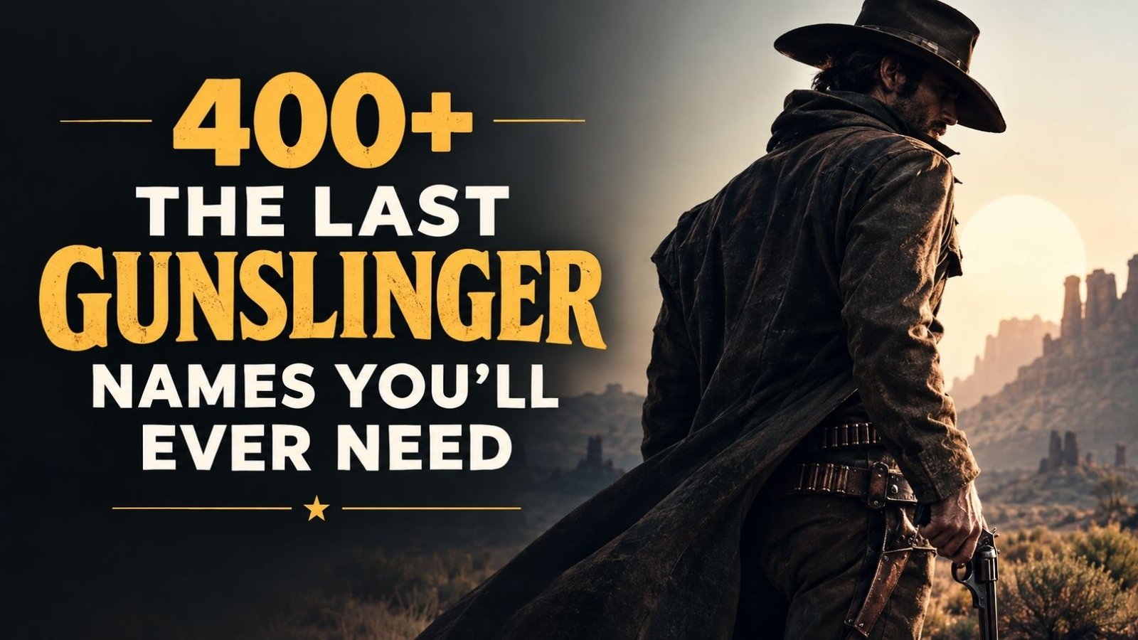Gunslinger Names: 400+ That Will Make Your Character Legendary