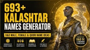 Kalashtar Names 693+ That Feel Truly Otherworldly: D&D Male, Female, Quori & Rare Picks