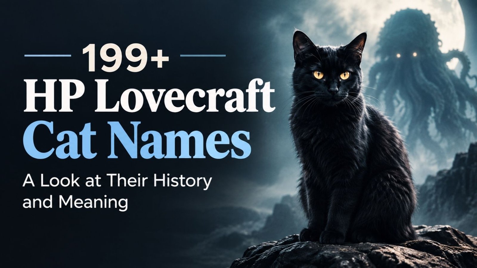 HP Lovecraft Cat Names: 199+ With Dark Secrets Meaning and Surprisingly Perfect Ideas