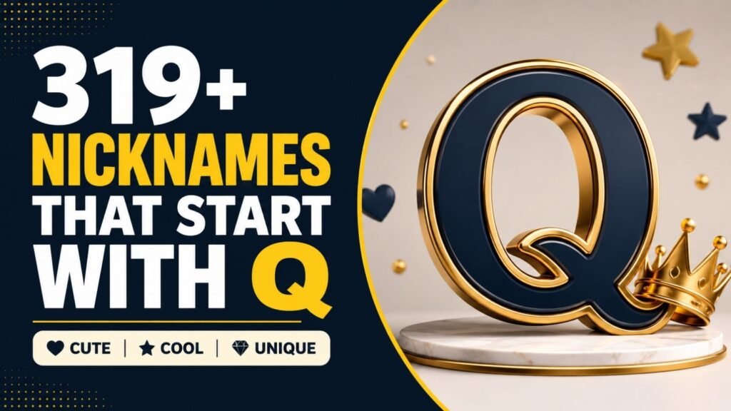Nicknames That Start With Q 319+ You Won’t Believe How Many Unique Names Are Here