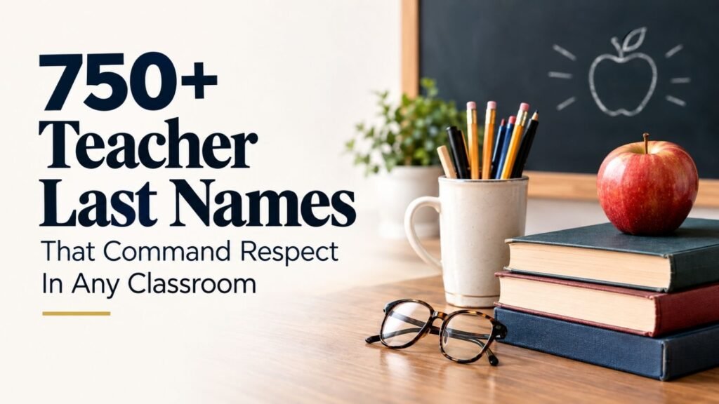 Teacher Last Names: 750+ That Command Respect And Make Every Classroom Character Unforgettable