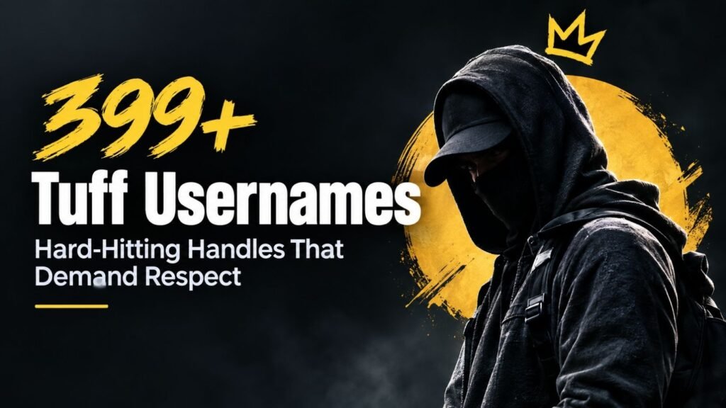 399+ Tuff Usernames: That Hit Different and Instantly Grab Attention